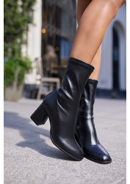 Sonja Kadın. Nude Strec Topuklu Bot