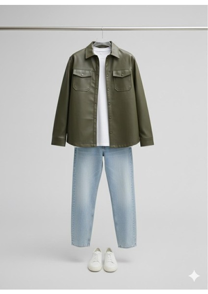 Deri Çift Cepli Gömlek fiyatları