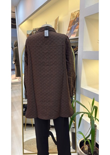 Kapitone Kahve Ceket 6827 fiyatları