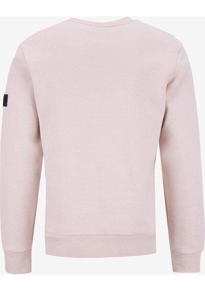 Bisiklet Yaka Krem Erkek Sweatshırt Jornewpoınt Sweat Crew Neck BAW25