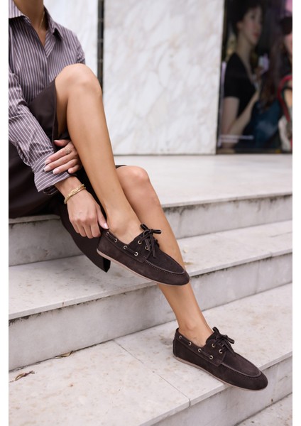Claro Kadın Bordo Gercek Suet Loafer Ayakkabi modelleri