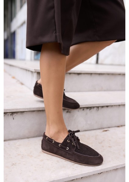Claro Kadın Bordo Gercek Suet Loafer Ayakkabi indirimleri