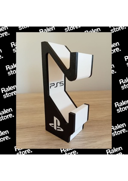 Ps5 Gamepad Controller 2'li Stand | 10CM | Siyah ( Yüksek Kalite 3D Baskı Pla )