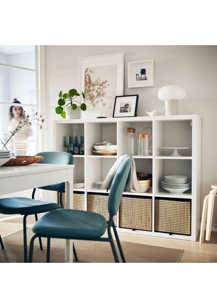 Kallax Açık Raf Ünitesi Beyaz 112 x 147 cm indirimleri