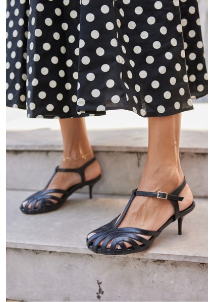 Jeroy Kadın Nude Bantlı 5 cm Topuklu Sandalet fiyatları