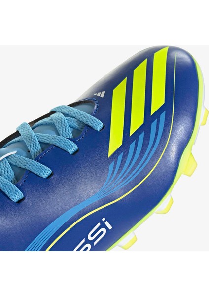 F50 Messi Club Firm-Multi Ground Çocuk Mavi Çim Saha Kramponu.-