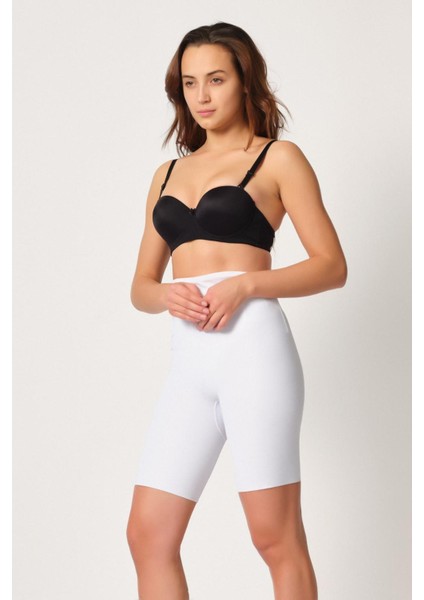 Beyaz Mı Emay 2927 Bel Dekolteli Balenli Paçalı Lazer Korse fiyatları