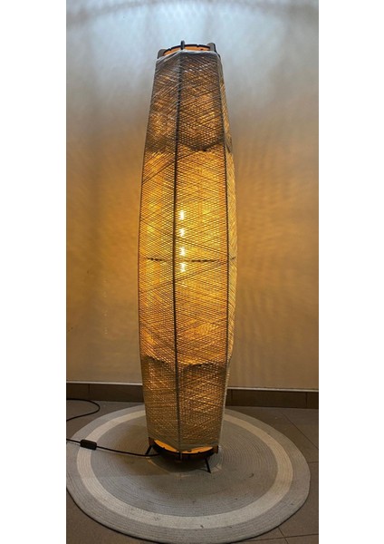 Doğal El Yapımı Lambader Bohem,ahşap,modern,rustik 125*32 fırsatları