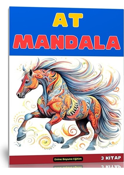 At Mandala Boyama Kitap Seti (3 Kitap)