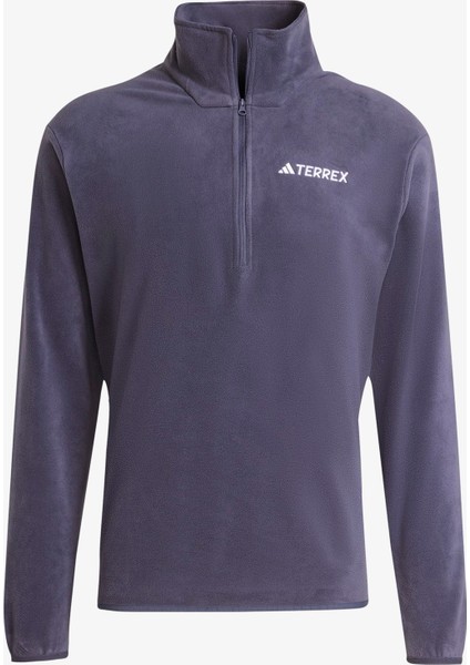 Multi Essentials 1-2 Zip Fleece Erkek Mavi Yürüyüş Polar.-