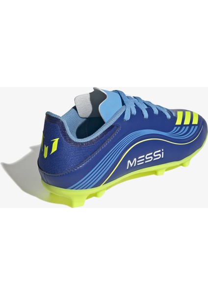 F50 Messi League Firm-Multi Ground Çocuk Mavi Çim Saha Kramponu.-