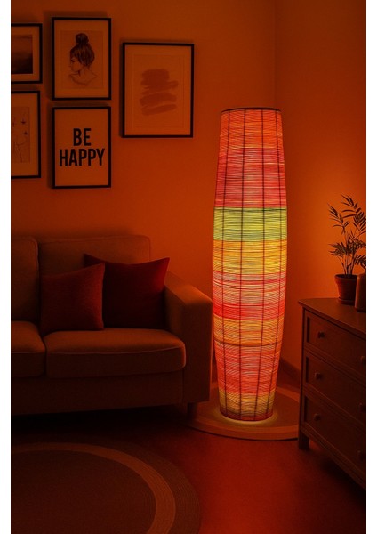 Doğal El Yapımı Lambader Bohem,ahşap,modern,rustik 135*32