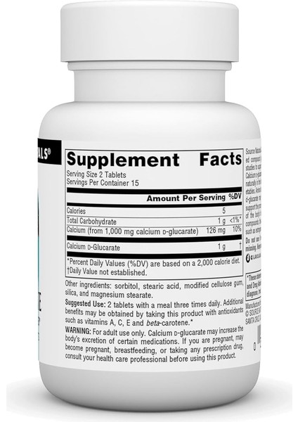 Calcium D-Glucarate, 500 Mg Kalsiyum D-Glukarattan Premium Cellular Detoxifier fiyatları