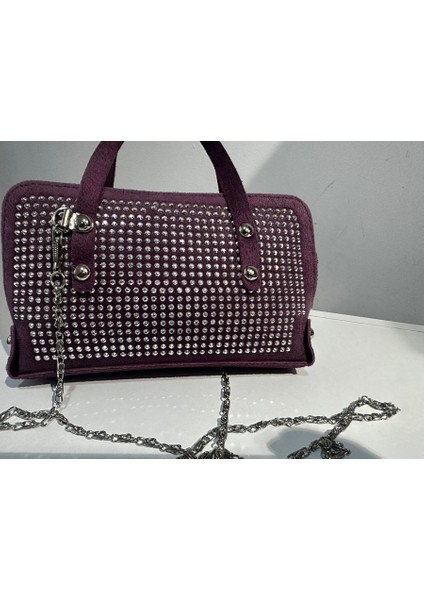 Mor Taşlı Çanta fiyatları