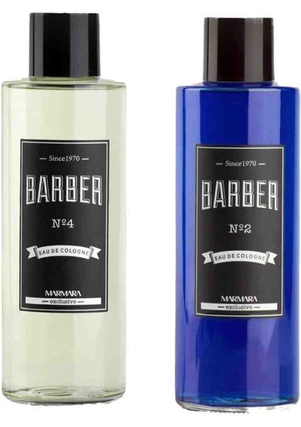Barber No.4 ve No.2 Kolonya Pet Şişe 2X400 ml