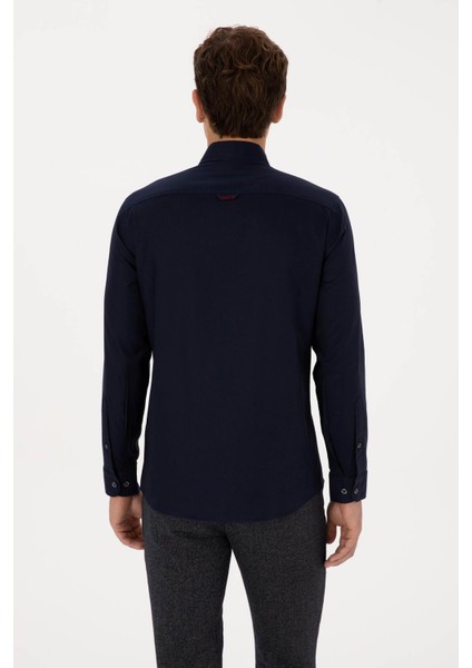 CEDCOLOR025K Lacivert Erkek Gömlek 2225466 fırsatları