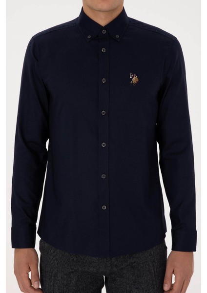 CEDCOLOR025K Lacivert Erkek Gömlek 2225466 indirimleri