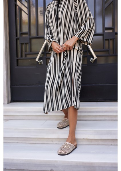 Pott Kadın Bej File Taş Ithal Terlık