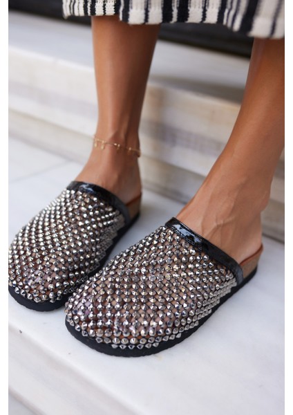 Pott Kadın Bej File Taş Ithal Terlık