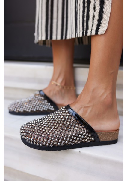 Pott Kadın Bej File Taş Ithal Terlık