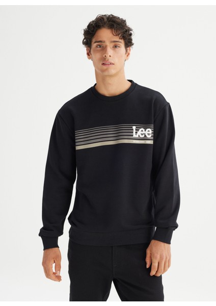 Bisiklet Yaka Siyah Erkek Sweatshırt L2520099001 Siyah Sweatshirt fiyatları