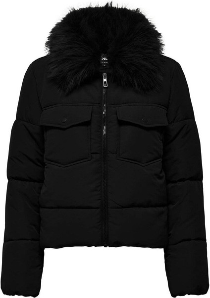 Maggi Fur Puffer Life Siyah Kadın Mont 15322000
