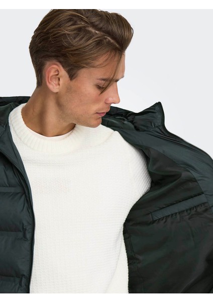 Onsunion Seamles Life Hood Siyah Erkek Mont 22034836 fırsatları