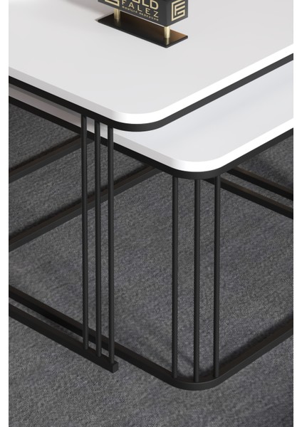 Orta Sehpa Ve Zigon Sehpa Damla Beyaz fiyatları