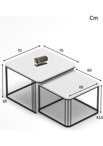 Orta Sehpa Ve Zigon Sehpa Damla Beyaz modelleri