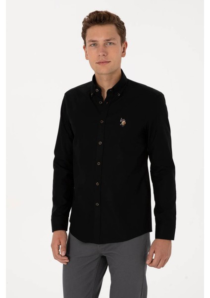 NOVAYA025K Siyah Erkek Gömlek 2225619