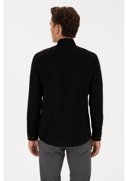 NOVAYA025K Siyah Erkek Gömlek 2225619 indirimleri