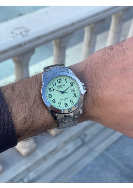 SMSTR19 Rakamlı Takvimli Fosforlu Klasik Uygun Fiyatlı Erkek Kol Saati fiyatları