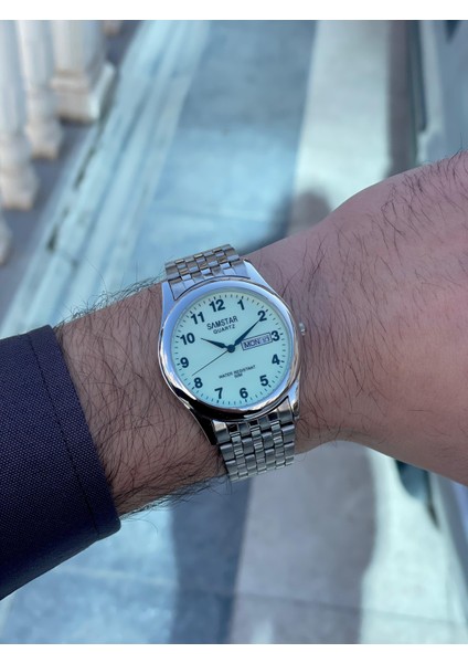 SMSTR15 Rakamlı Takvimli Fosforlu Klasik Uygun Fiyatlı Erkek Kol Saati fiyatları