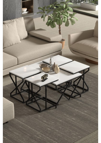 Tv Sehpası Mira Gümüş 5033 Beyaz 160 Cm 35 Cm 50 Cm fiyatları