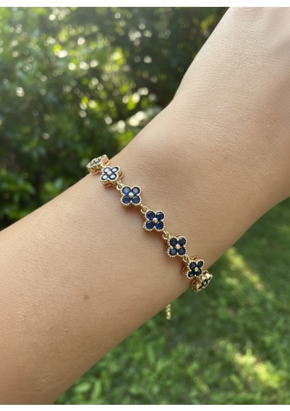 Yonca Model Taşlı Çelik Bileklik Vıp Seri fiyatları