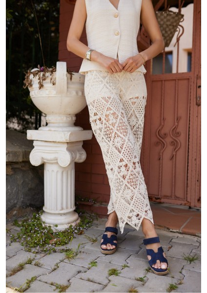 Hawai Kadın Lacivert Gercek Deri Suet Espadril Taban Terlık modelleri