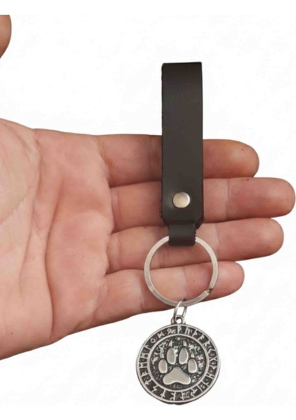 Deri Anahtarlık Ayı Pençesi Figürlü Hakiki Deri Anahtarlık Hediye Anahtarlık modelleri