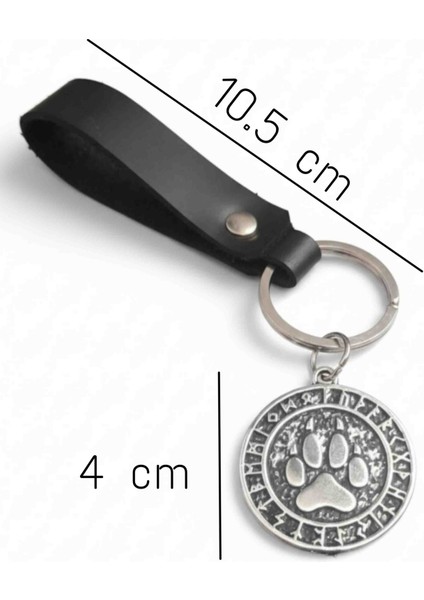 Deri Anahtarlık Ayı Pençesi Figürlü Hakiki Deri Anahtarlık Hediye Anahtarlık fırsatları