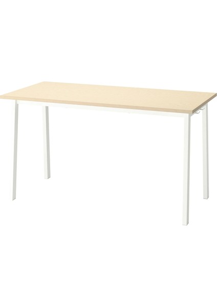 Mıttzon Çalışma Masası Huş Kaplama Beyaz 140 x 68 cm