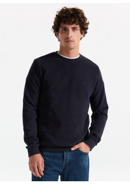 Yuvarlak Yaka Lacivert Erkek Sweatshırt 261 Lcm 241063 Newdwade Lacivert fiyatları