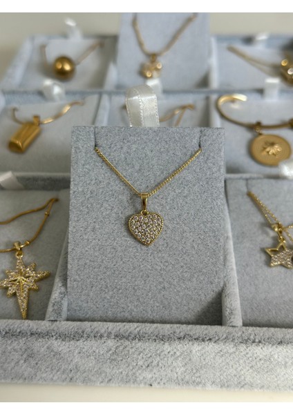 Çelik Kalp Kolye modelleri