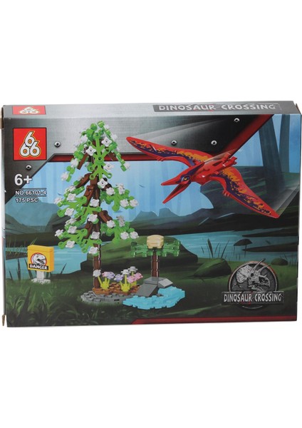 Jurassic World Dinozor LEGO Uyumlu Mini Blok Akıl ve Zeka Gelişim Oyuncak Seti 175 Parça ES-66101-4