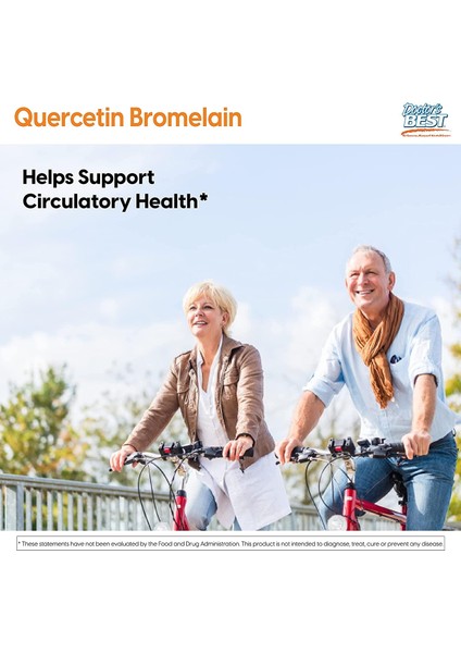 Quercetin Bromelain Science-Based Nutrition™ Immune Support Dihydrate Dimorphandra Mollis Premium Enzim Kuersetin 180 Veggie Caps modelleri