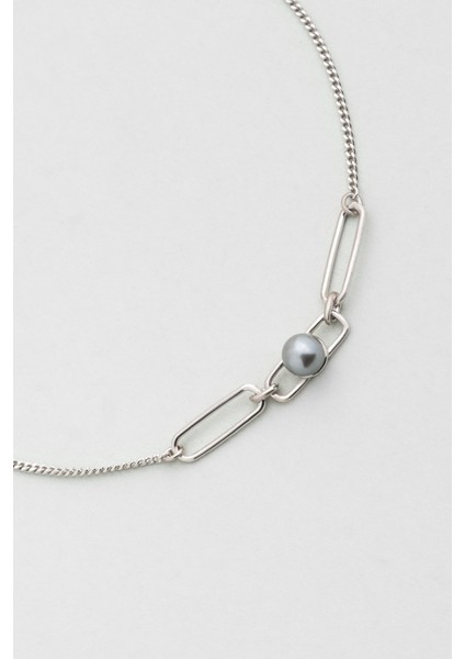 Mirabella 18 Ayar Beyaz Altın Kaplama 19 cm Gümüş Inci Bileklik indirimleri