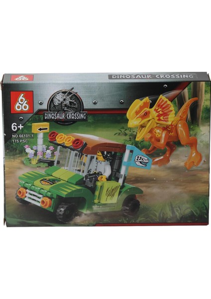 Jurassic World Dinozor LEGO Uyumlu Mini Blok Akıl ve Zeka Gelişim Oyuncak Seti 175 Parça ES-66101-1