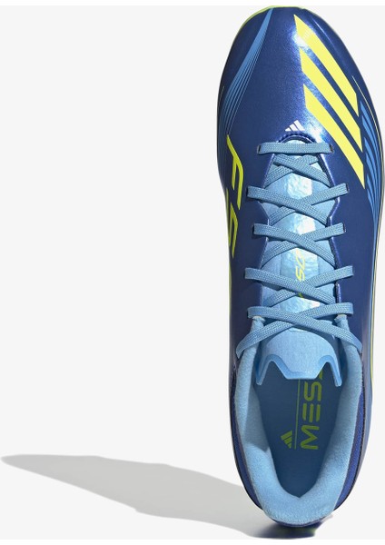 F50 Messi League Firm-Multi Ground Erkek Mavi Çim Saha Kramponu.-