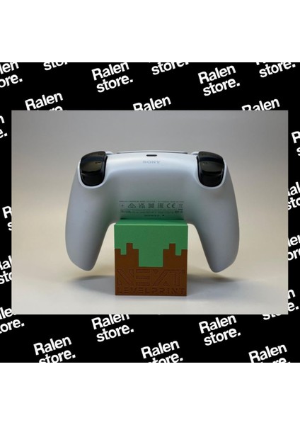 Minecraft Temalı Ps5 Gamepad Dualsense Stand Tekli | 10CM | Çimen Blok ( Yüksek Kalite 3D Baskı Pla ) indirimleri