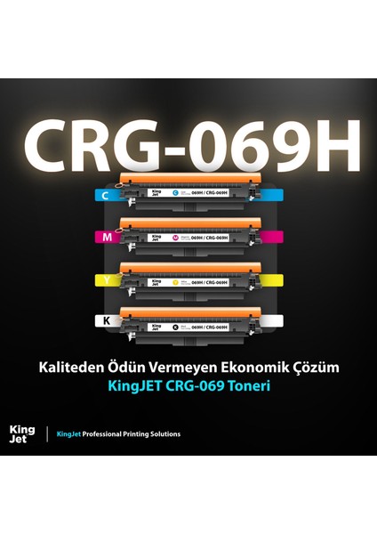 Canon Uyumlu (069H) CRG-069H Standart Kapasiteli Muadil Toner Çipli | MF752CDW Uyumlu fiyatları