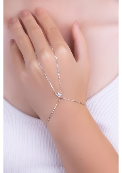 Nirvana 18 Ayar Beyaz Altın Kaplama 20 cm Gümüş Şahmeran fiyatları