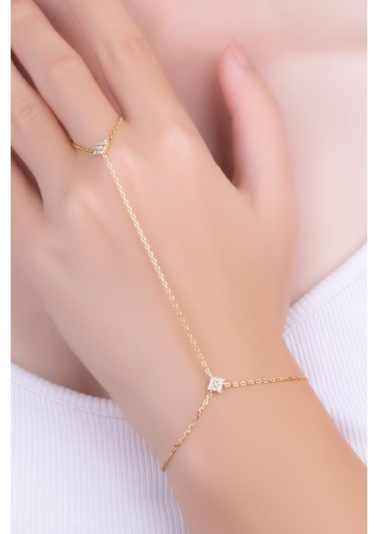 Thalia 18 Ayar Sarı Altın Kaplama 24 cm Gümüş Şahmeran fiyatları